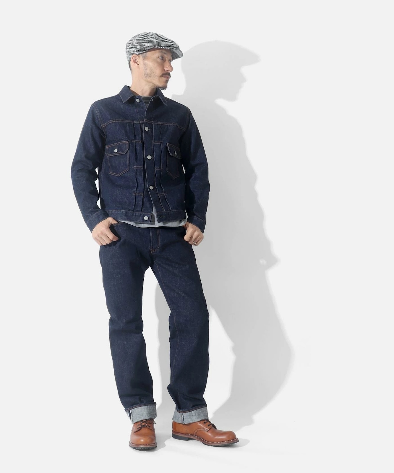 15oz Selvedge Straight Button Fly Denim / 15ozセルビッチ