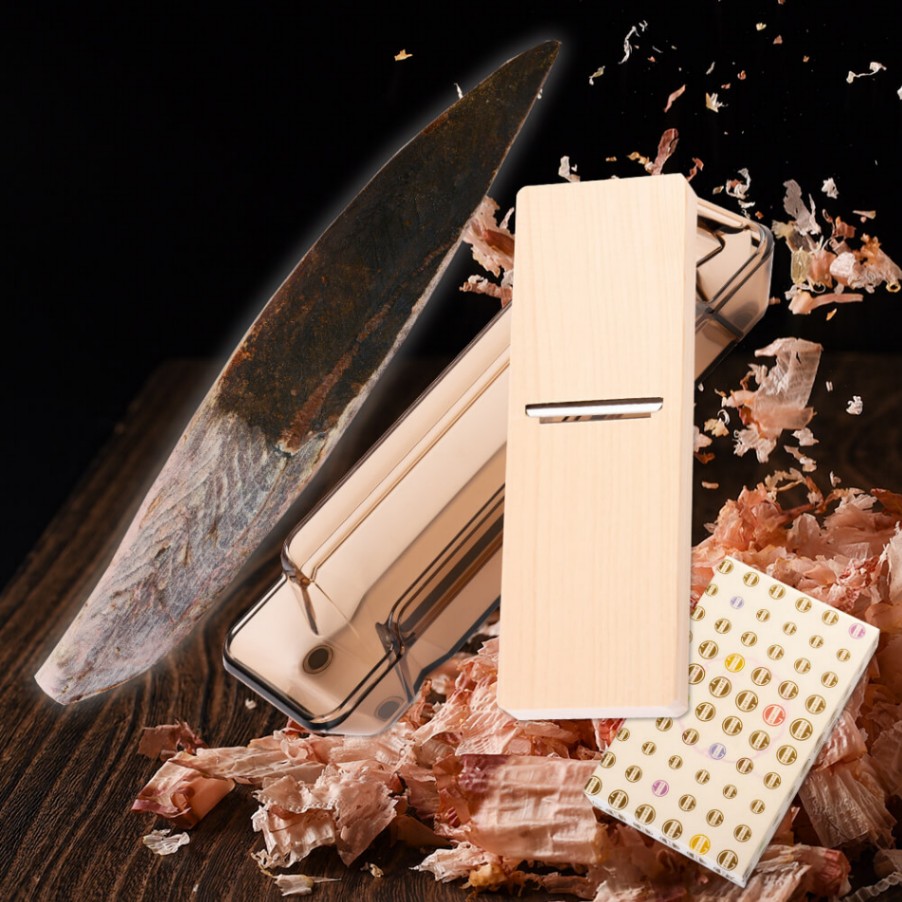 裸 磨き節1本 削り器 貝印＜化粧箱入り＞ 【送料無料】 鰹節 かつお節