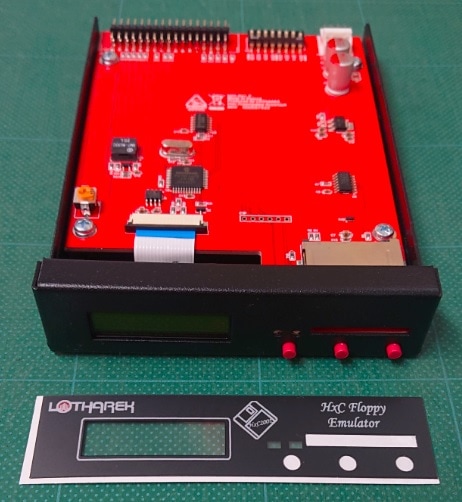 SD HxC Floppy Emulator REV F ブラック | フロッピーディスク