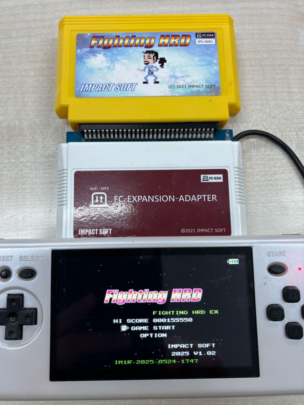 FC/FC互換機用シューティングゲーム「 Fighting HRD ver1.02」【 完成