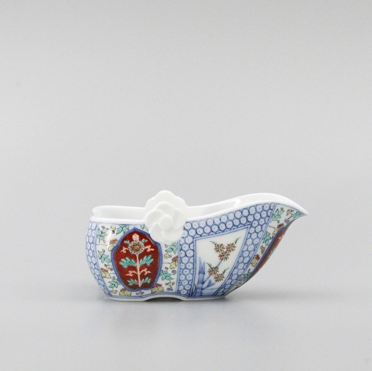 煎茶器 大 染錦 松竹梅地文 | 茶器 | 柿右衛門窯公式オンラインショップ