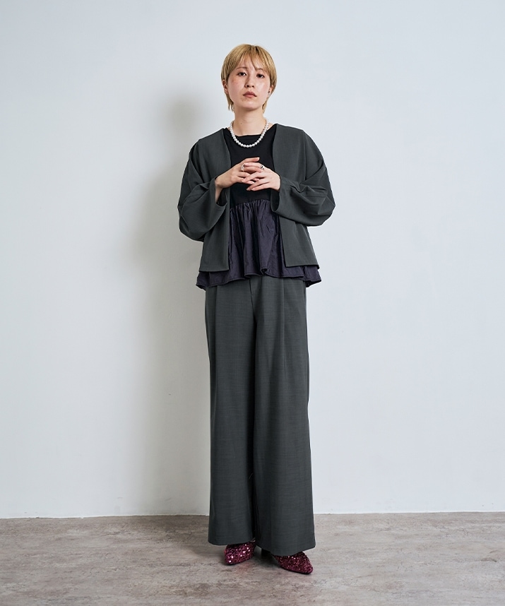 Limited Price】【SET】サマーツイルセットアップ 全5色 2サイズ