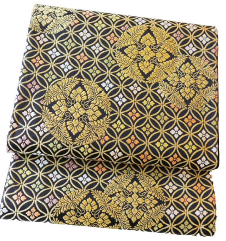 西陣織山口美術織物謹製袋帯「有職七宝八つ藤文」 | すべての商品