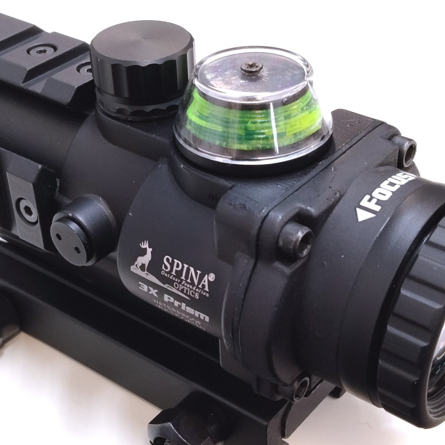 BURRIS AR-332 タイプ 3X スコープ 集光チューブ発光タイプ グリーン