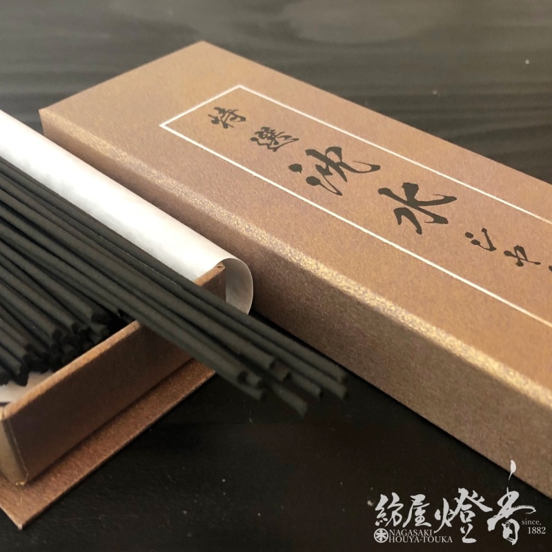 高級線香『シャム沈香一味【特選・沈水シャム-JINSUISHAMU-】中寸バラ