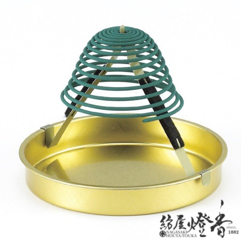 渦巻き線香台『糸なしうずまき線香用香皿【彩雲(さいうん)】』マルエス