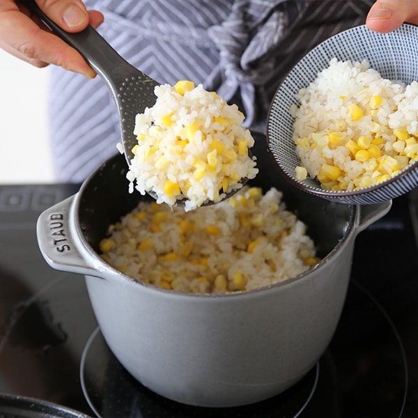 staub(ストウブ） ラ・ココット de GOHAN M ホーロー鍋16cm/1.8L