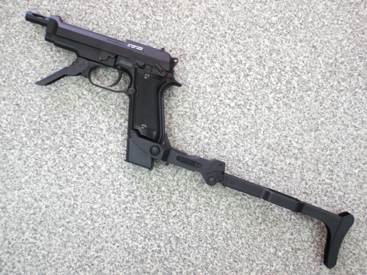 3点セット KSC M93RC ブローバック ガスガン フォールディングストック