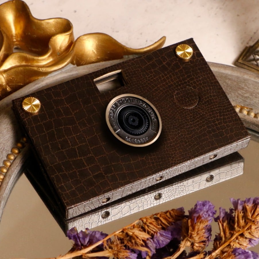 Paper Shoot｜LT - BROWN（ダークキャメルブラウン・茶・本体＋カバー