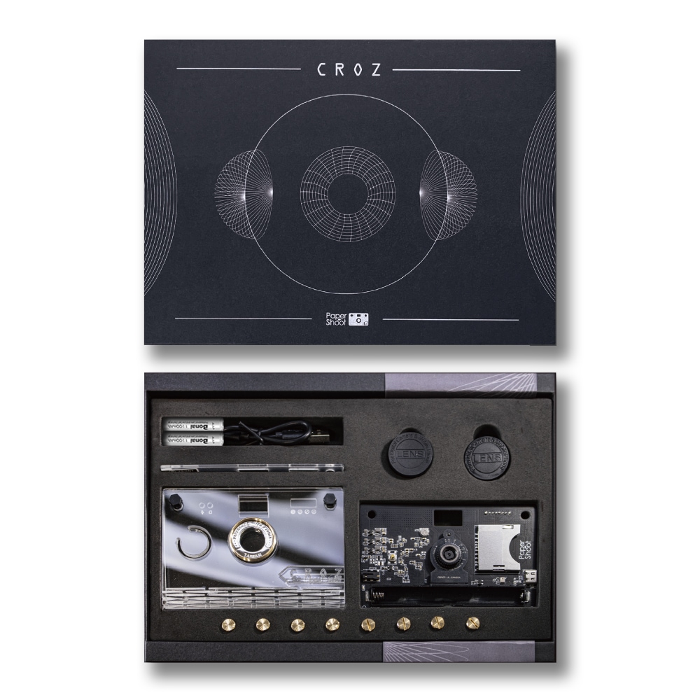Paper Shoot｜CROZ Vanguard Camera Set（クリア・透明・本体＋カバー