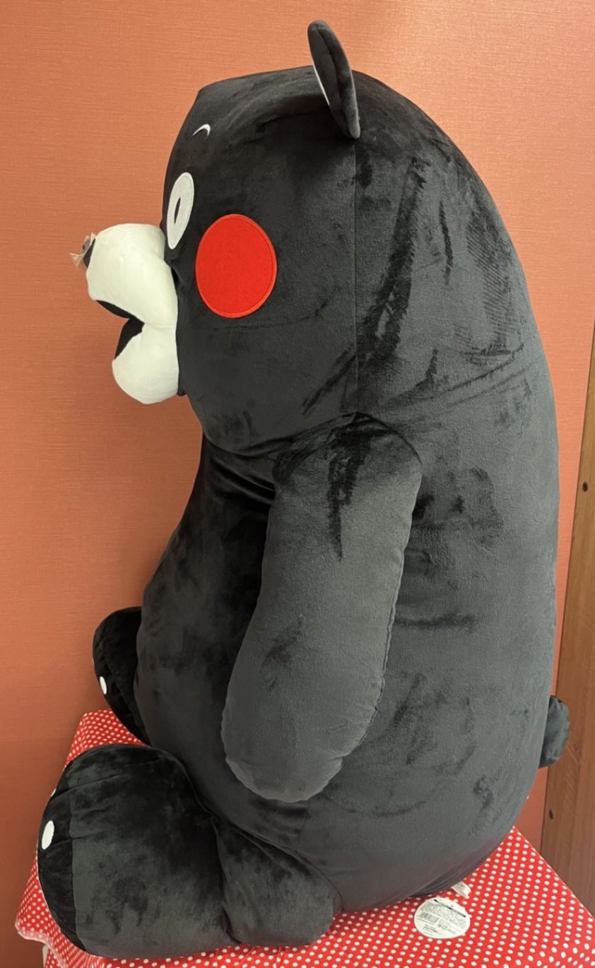 くまモンぬいぐるみ座りスーパージャンボ【HiJiRi】--くまモングッズ