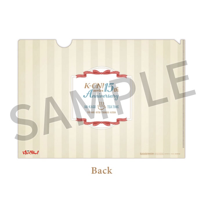 けいおん！』シリーズ 15th Anniversary クリアファイル