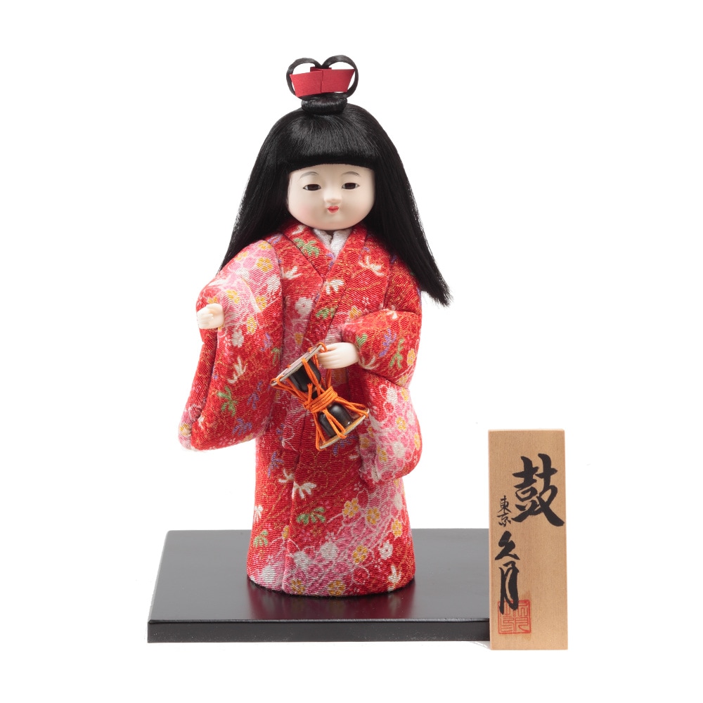7025 木目込人形 鼓 | 木目込人形 | 【公式】 人形の久月オンラインストア