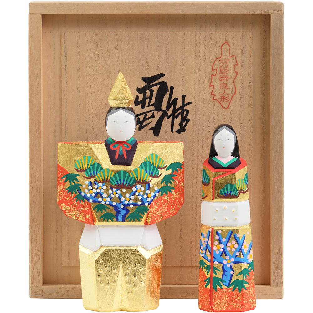 神泉作 奈良一刀彫 4号立雛 3H-I4-Z-US | 一刀彫（雛） | 【公式