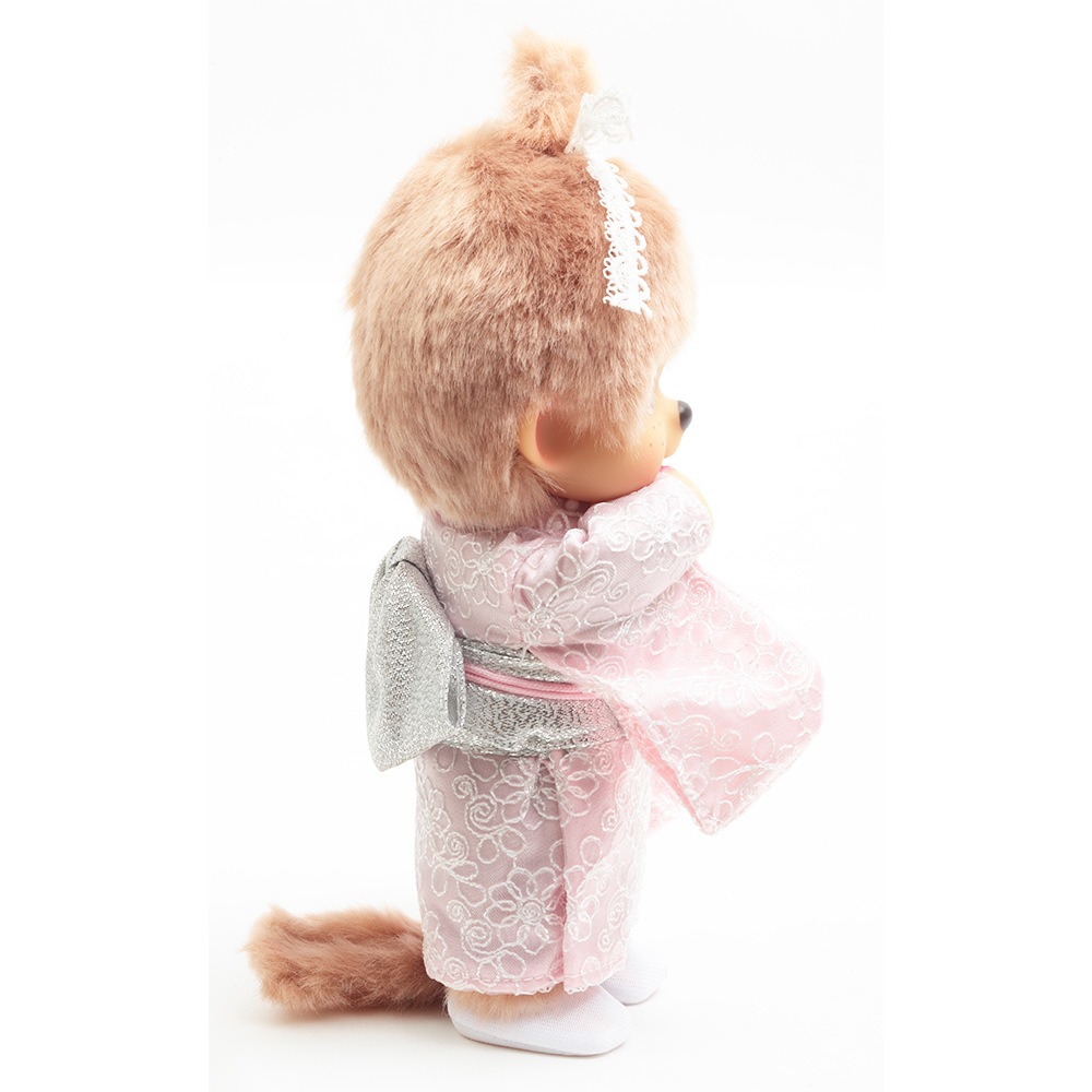 久月オリジナル お着物モンチッチ 女の子 ミルクティブラウン IPM-110