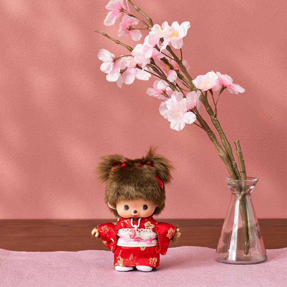 久月オリジナル お着物ベビチッチ 女の子 IPM-19-Z | ぬいぐるみ