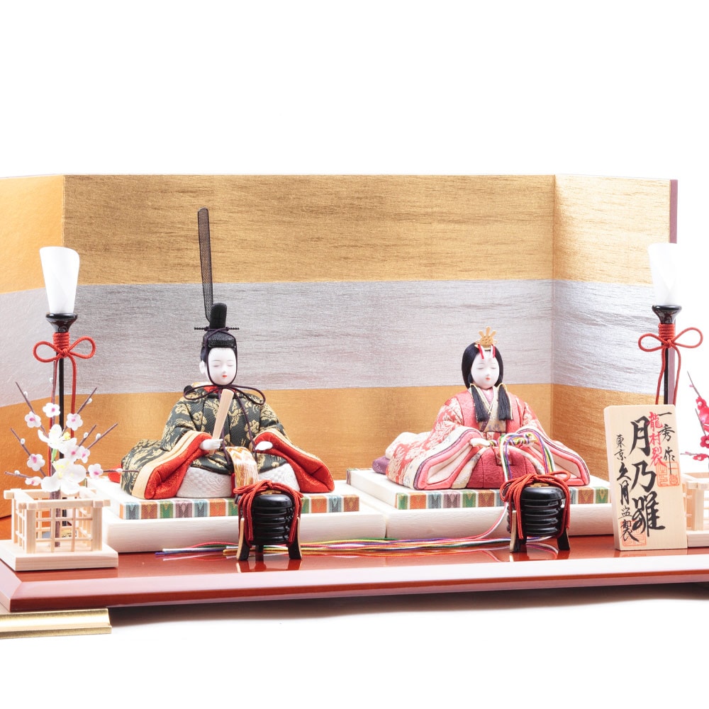 一秀作 木目込 親王飾り 73HR-M3 | 木目込飾り | 【公式】 人形の久月