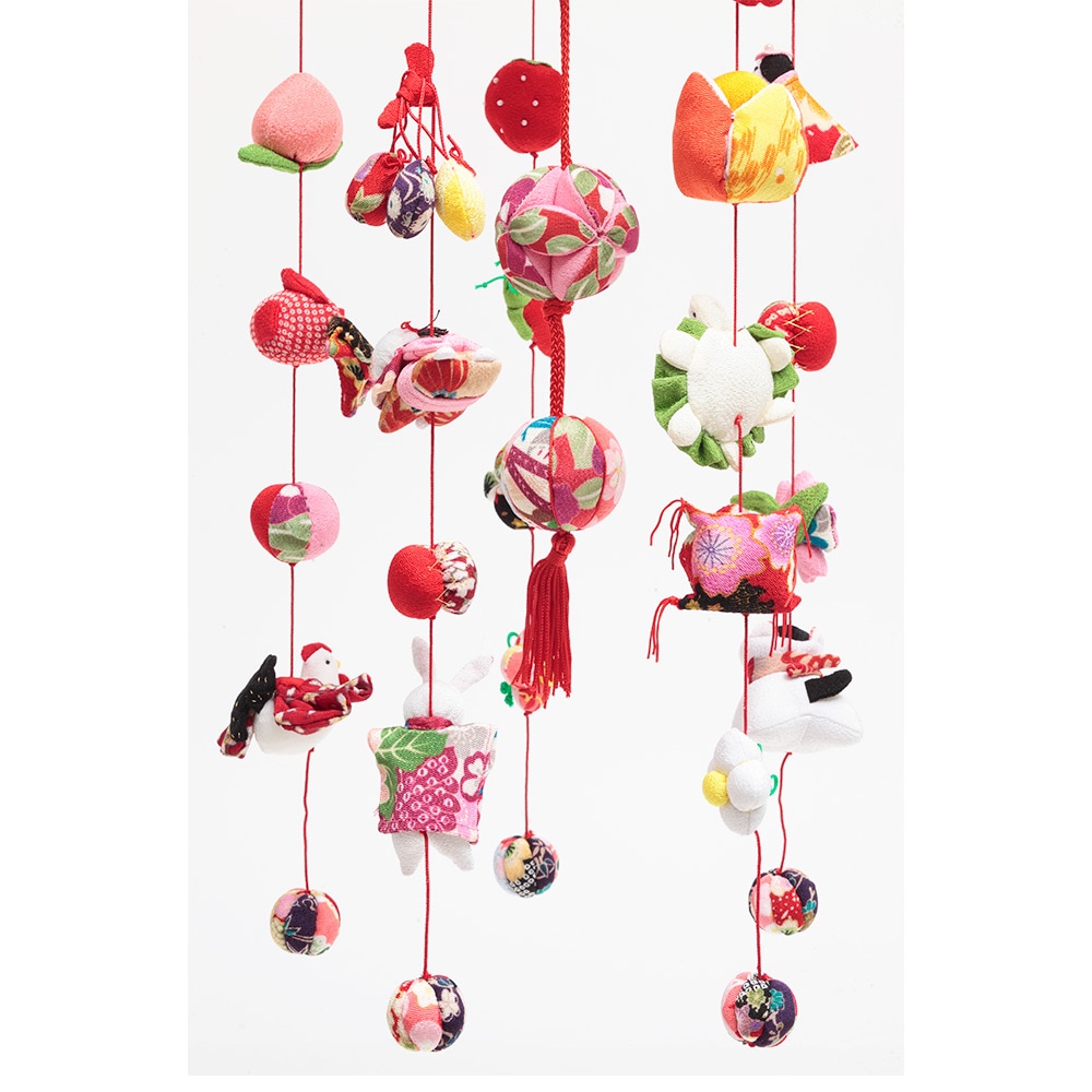 つるし雛 スタンド付 73H-R4 | つるし飾り | 【公式】 人形の久月