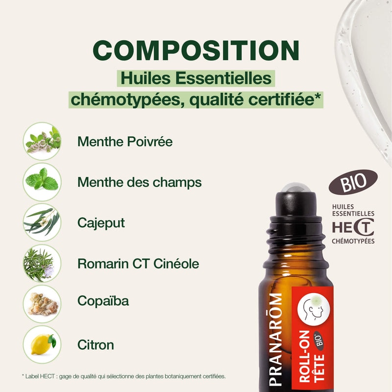 プラナロム】 頭痛緩和ロールオン 《頭痛、ストレスの緩和