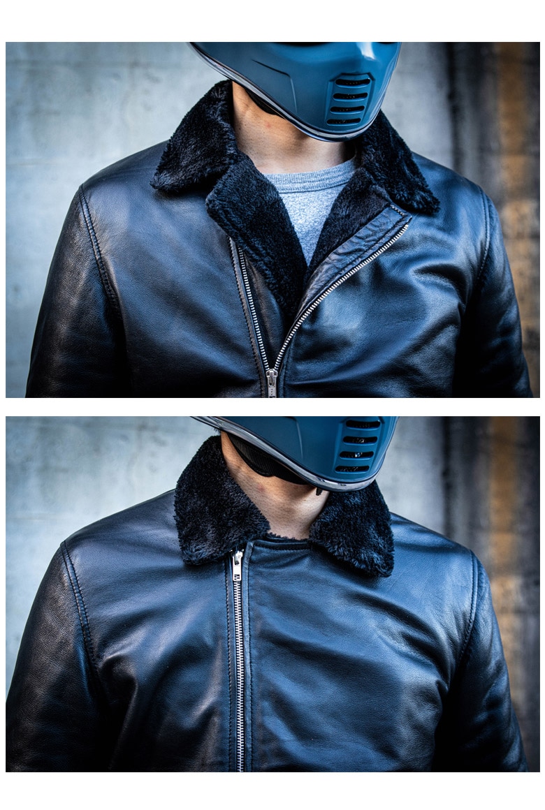 RIDEZ(ライズ)ダブルライダースジャケット RLWJ007 バイク用品