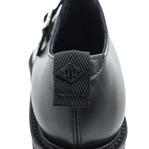 ダブルエイチ レザーシューズ メンズ EXゴアバーンレザー ダブルモンク