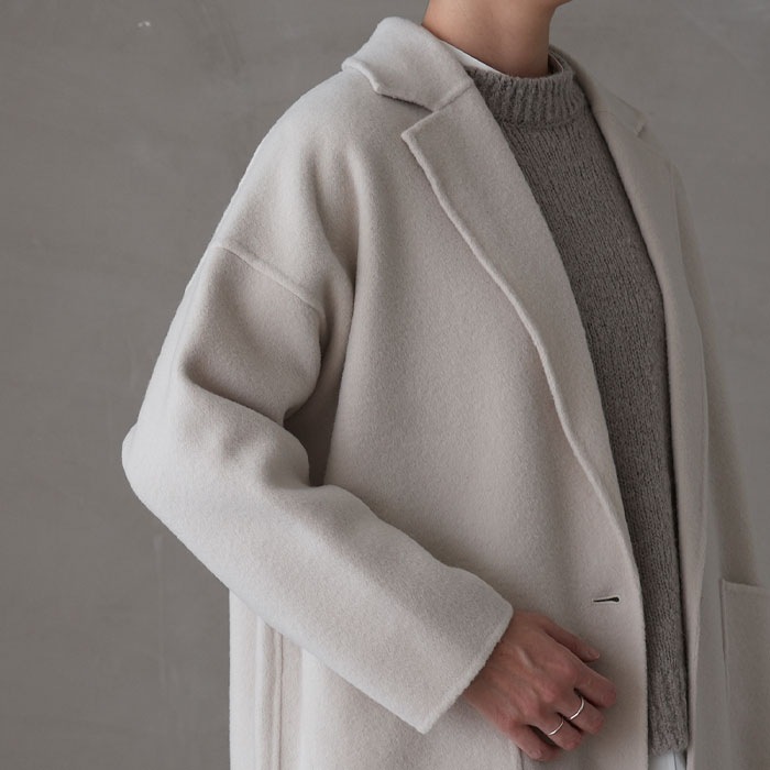 □（e243t166) / evam eva(エヴァムエヴァ) /tailored coat