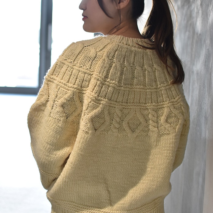 30%OFF】(bn-25fl-056)/ BATONER(バトナー) / SPREAD ALAN CREW NECK