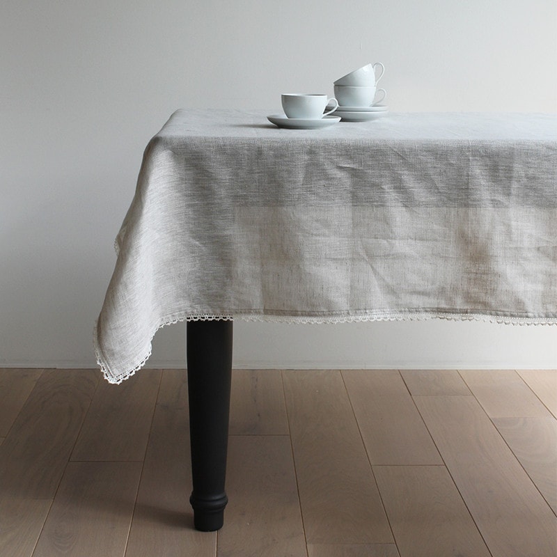 テーブルクロスSS リーナ _ ナチュラル