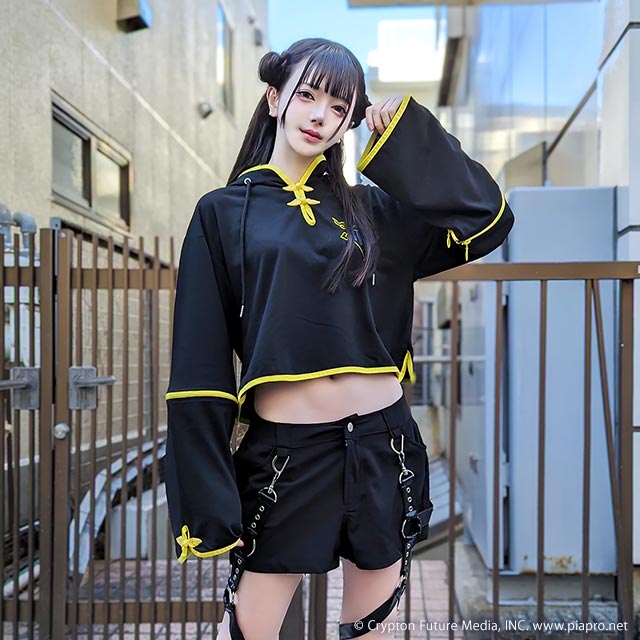 鏡音リン・レン チャイナパーカー 【BLACK】 / 鏡音リン・レン