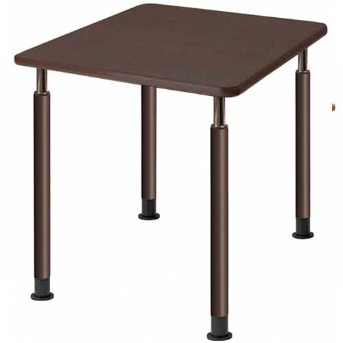 昇降式テーブル 幅900×奥行900mm 正方形 キャスター付き ダイニング