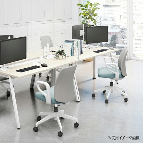 オフィスチェア コクヨ オプティ ロータイプ ホワイトグレー樹脂脚 C02