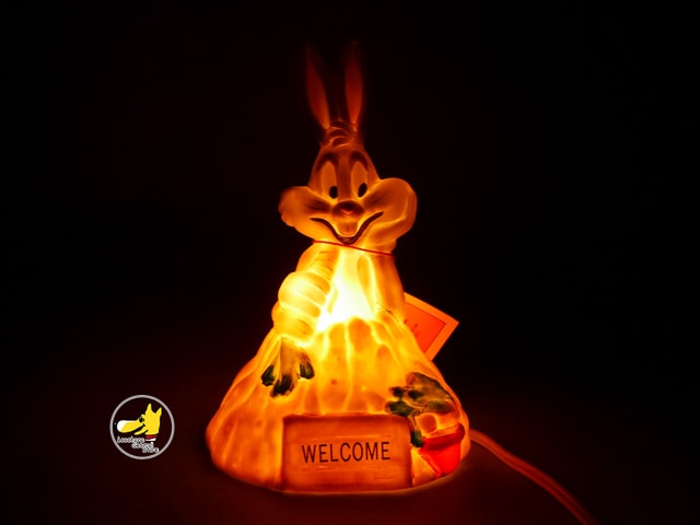 ビンテージ '89 LOONEY TUNES Bugs Buggy バッグスバニー ランプ 箱入