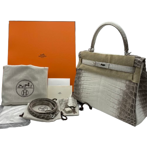 現金特価】エルメス ケリー 28 ヒマラヤ シルバー金具 Y刻印