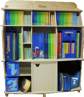 h3479 DWEディズニー英語システム 収納棚 DWE BOOKCASE（ブック