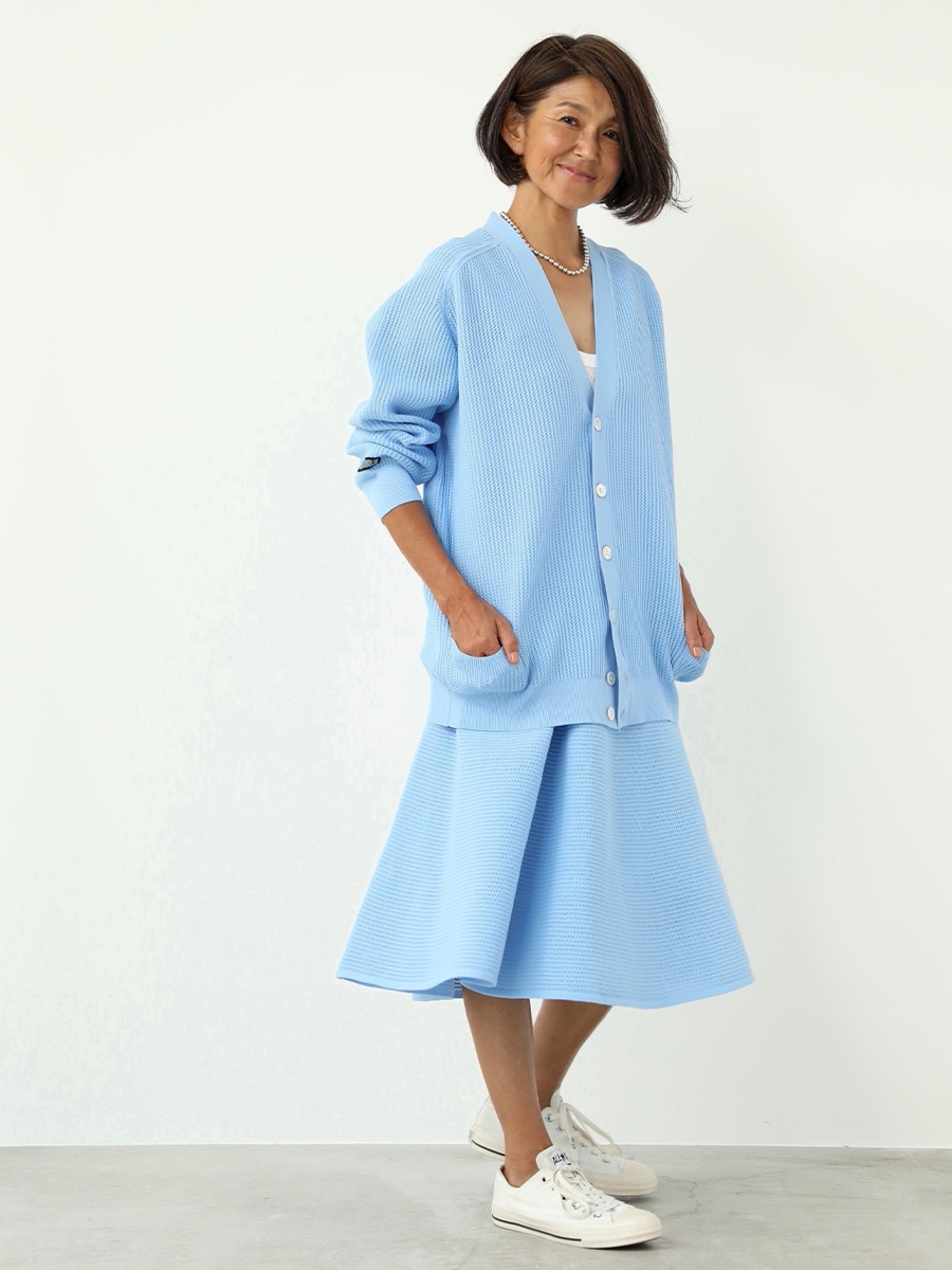 BIG KNIT V CD MESH | UNISEX | MADISONBLUE