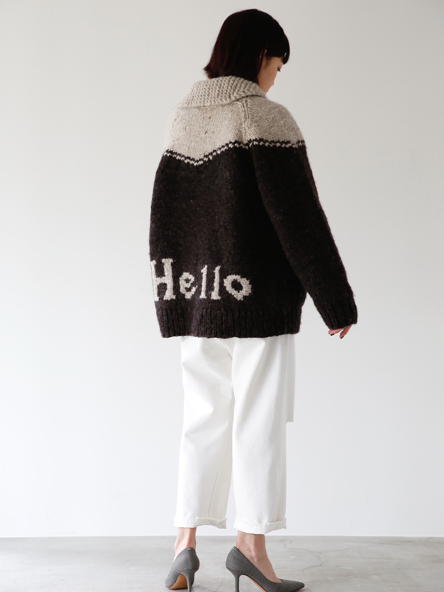 HAND-KNITTED HELLO COWICHAN | UNISEX | MADISONBLUE