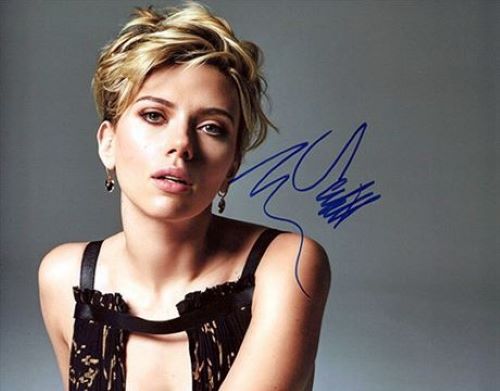 Scarlett Johansson スカーレット ヨハンソン 直筆サイン PHOTO