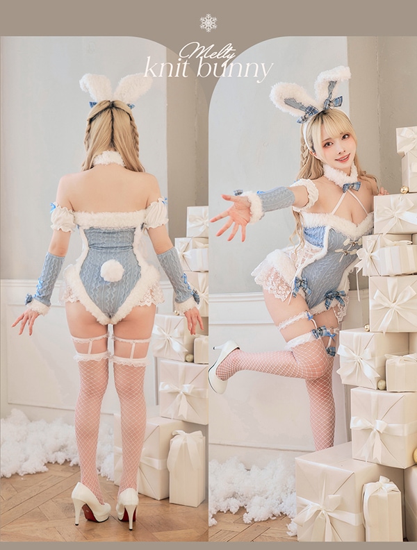 即日発送】メルトニットバニー《オリジナルコスプレ8点セット