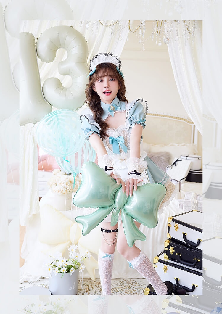 即日発送】ドリーミーハートフリルチュチュメイド《オリジナルコスプレ