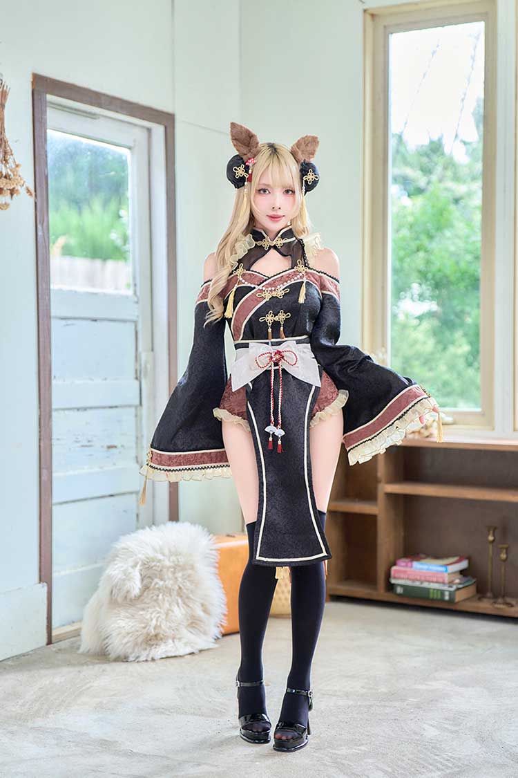 即日発送】ブラックチャイナテールホースドレス《オリジナルコスプレ10