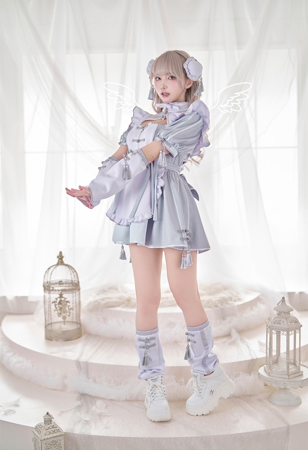 即日発送】..天使界隈..チャイナワンピースドールメイド《ハロウィン