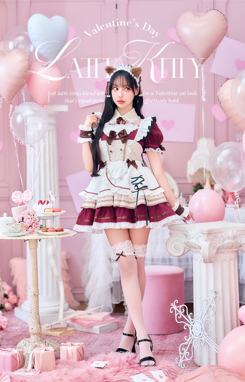 即日発送】【中村里砂着用】クリームショコララテミャオメイド