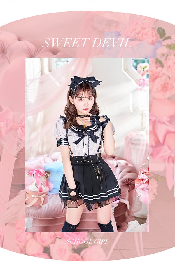 即日発送】【佐藤ノア着用】スイートデビルスクールガール《ハロウィン
