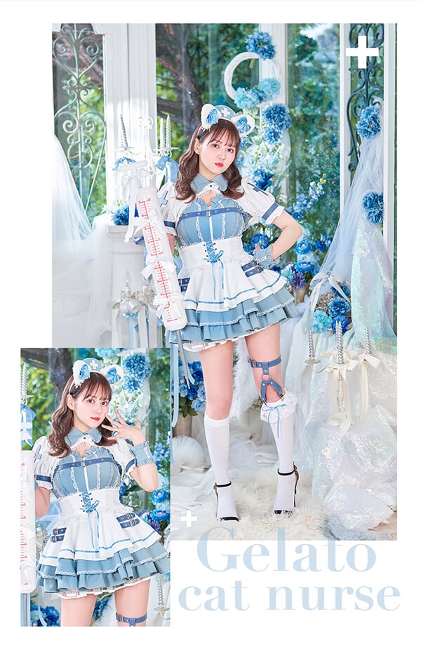 即日発送】【佐藤ノア着用】ジェラートキャットナース《ハロウィン