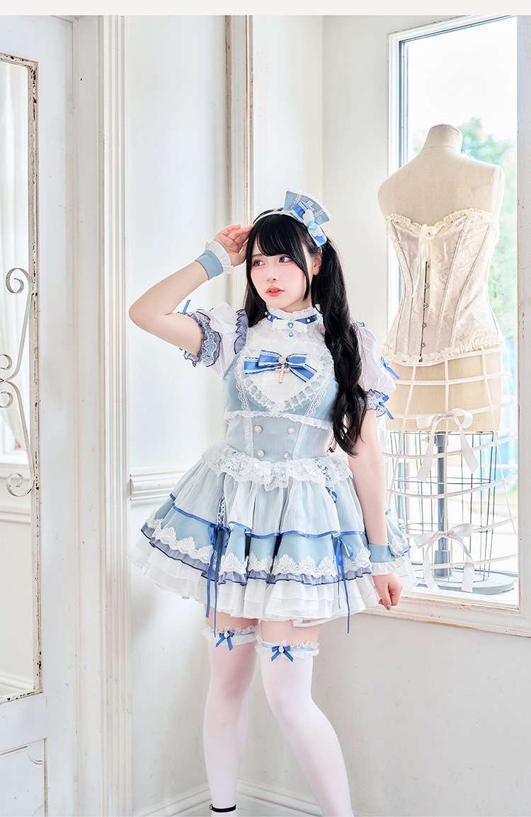 ブルーは予約】【Mumei着用】パルフェレースドリーミーナース