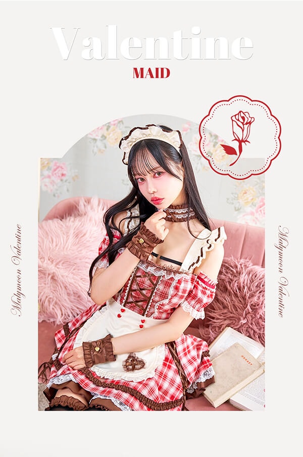 即日発送】【中村里砂着用】チョコレートチャンクチェックメイド