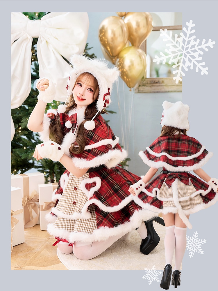 1～3営業日で発送】ノエルクラシック千鳥キャットサンタ《クリスマス