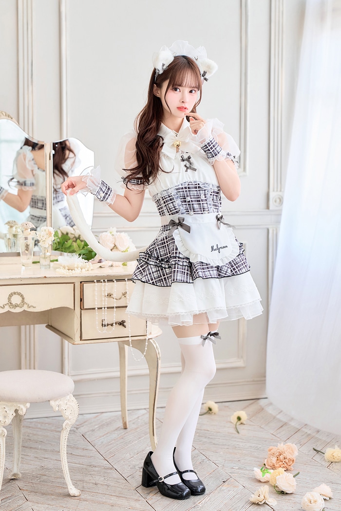 即日発送】【藤咲凪着用】ロイヤルチェックキティメイド《オリジナル