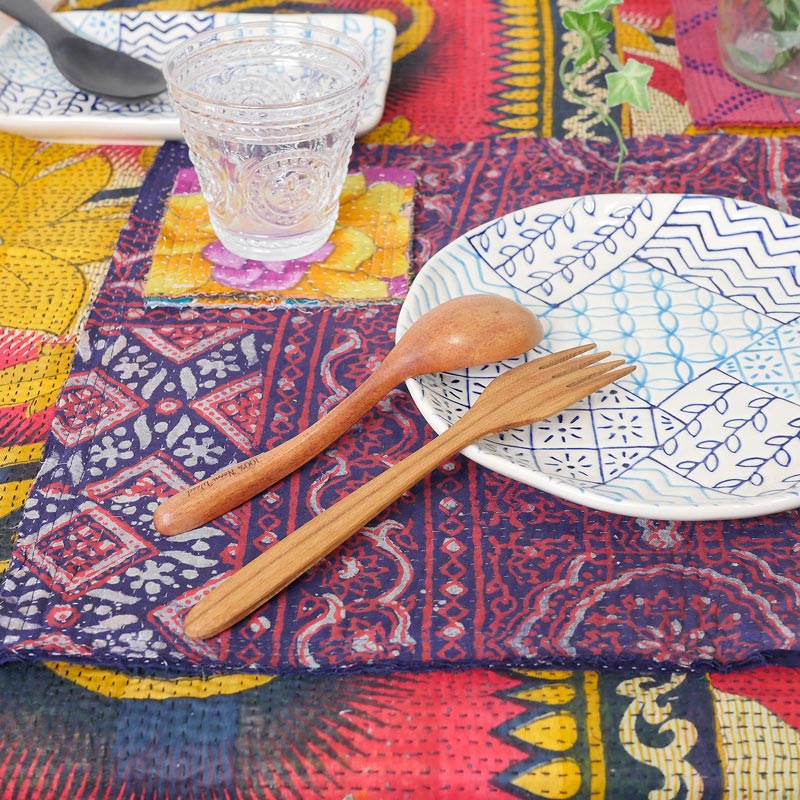 グドゥリー ランチョンマット ラリーキルト｜マライカ公式通販