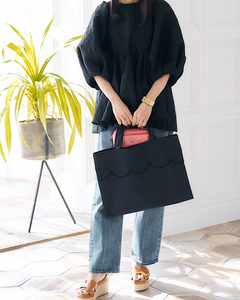 スカラップバッグパレルモ/ラージ | Fashion Items | MARONENONFEE